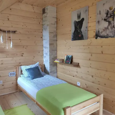 Borowikowe Zacisze Drewniane Z Kominkami Holiday home *