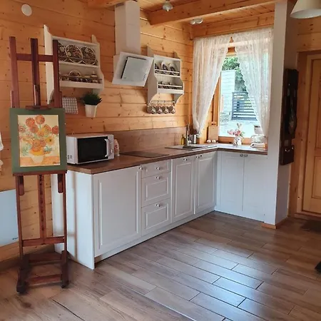 Holiday home Borowikowe Zacisze Drewniane Z Kominkami Falsztyn