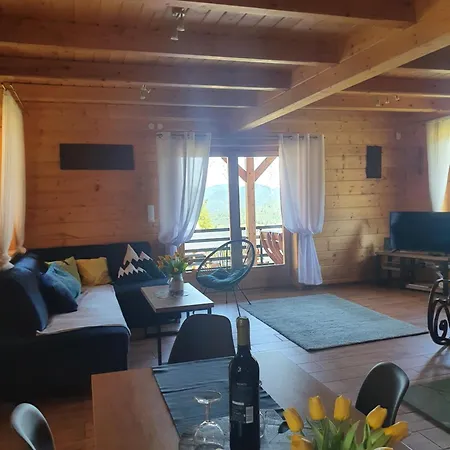 Holiday home Borowikowe Zacisze Drewniane Z Kominkami *