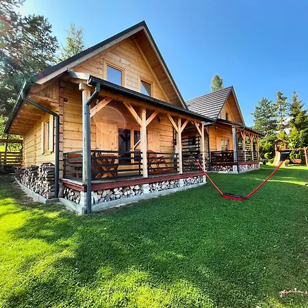 Ferienhaus Borowikowe Zacisze Drewniane Z Kominkami Falsztyn