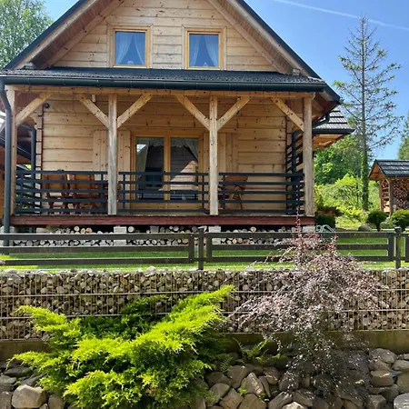 Holiday home Borowikowe Zacisze Drewniane Z Kominkami Falsztyn