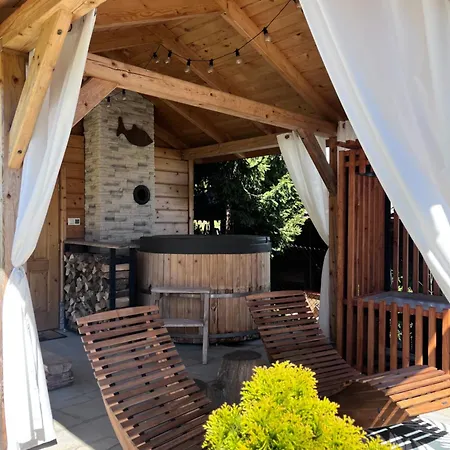Holiday home Borowikowe Zacisze Drewniane Z Kominkami Falsztyn